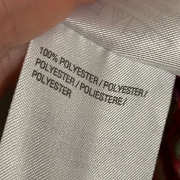 Quacker‎ Factory blouse Women's Size 2X Poncho Floral Embellished Lightweight - Picture 4 of 4